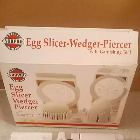 Norpro Egg Slicer- Wedger- Piercer with Garnishing Tool -  NWOT - Picture 2 of 4